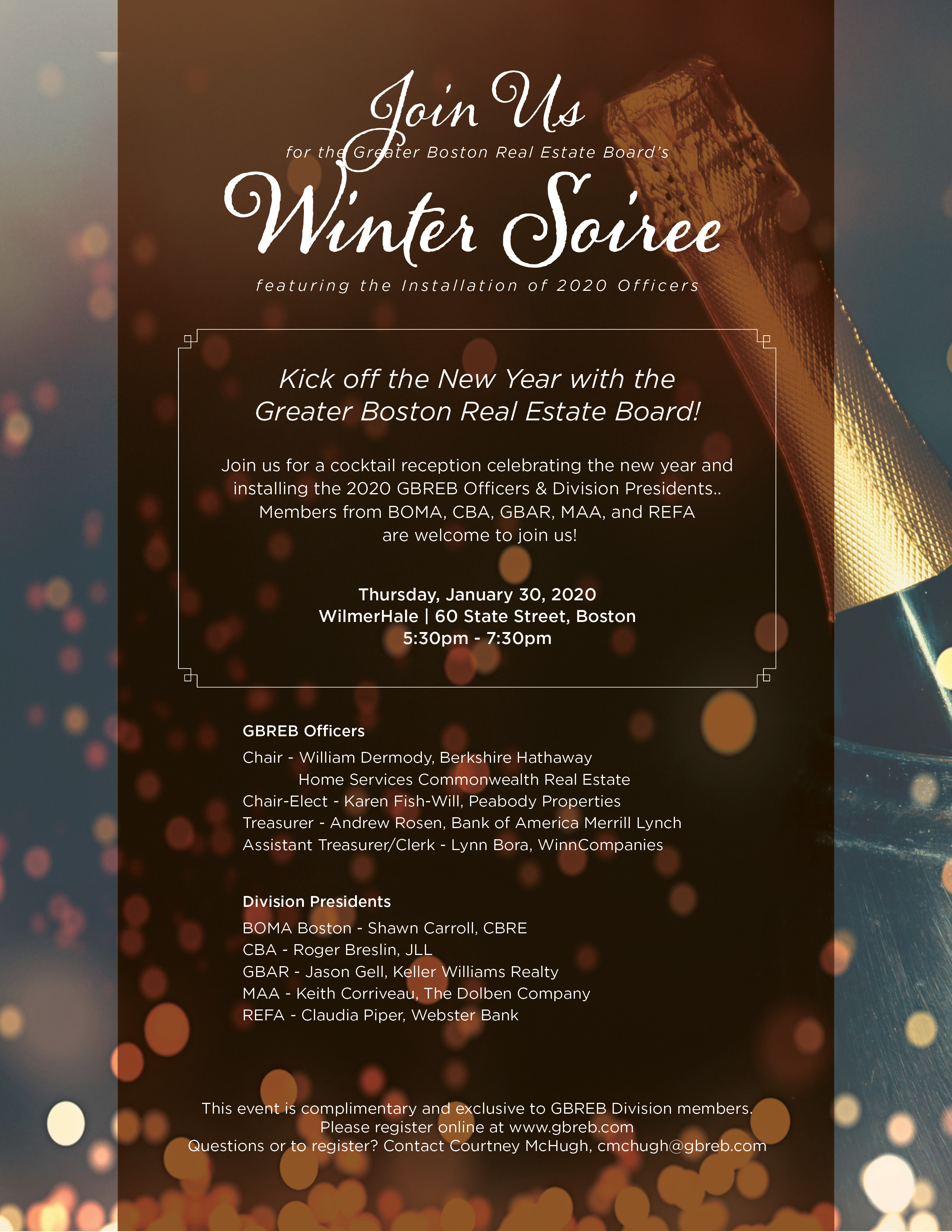 Display event - GBREB Winter Soiree